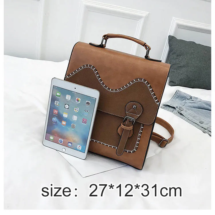 Retro Women Backpack Leather College School Bag For Teenage Girls Female Famous Brands Shoulder Bag Casual Daypacks Bagpack
Retro Women Backpack Leather College School Bag For Teenage Girls Female Famous Brands Shoulder Bag Casual Daypacks Bagpack