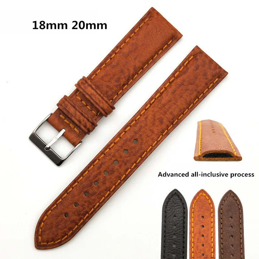18mm 20mm Genuine Leather Stone Pattern Watch Band Strap for Watch With Silver steel Buckles Strap 9.20
18mm 20mm Genuine Leather Stone Pattern Watch Band Strap for Watch With Silver steel Buckles Strap 9.20