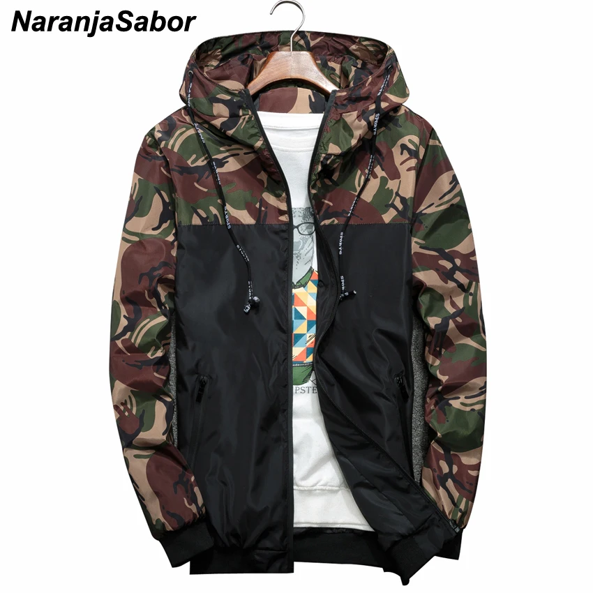 NaranjaSabor Spring Autumn Men's Jackets Camouflage Military Hooded Coats Casual Zipper Male Windbreaker Men Brand Clothing N434
NaranjaSabor Spring Autumn Men's Jackets Camouflage Military Hooded Coats Casual Zipper Male Windbreaker Men Brand Clothing N434