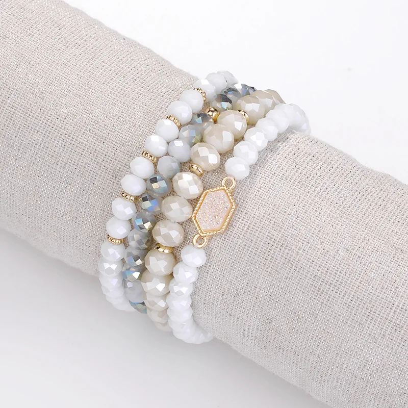 8mm Faceted Semi-precious Stones Beads Stacked Beads ELASTIC THREAD Adjustable Bracelets for Women
8mm Faceted Semi-precious Stones Beads Stacked Beads ELASTIC THREAD Adjustable Bracelets for Women