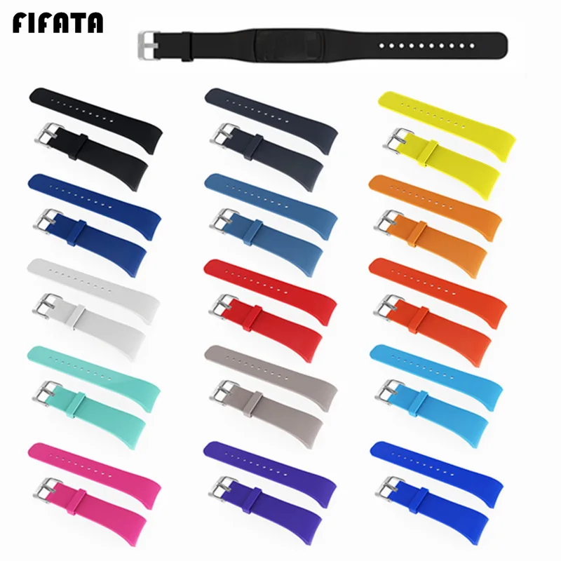 Новый силиконовый сменный ремешок FIFATA для Samsung Gear Fit 2 SM R360 / Fit2 Pro R365 умный