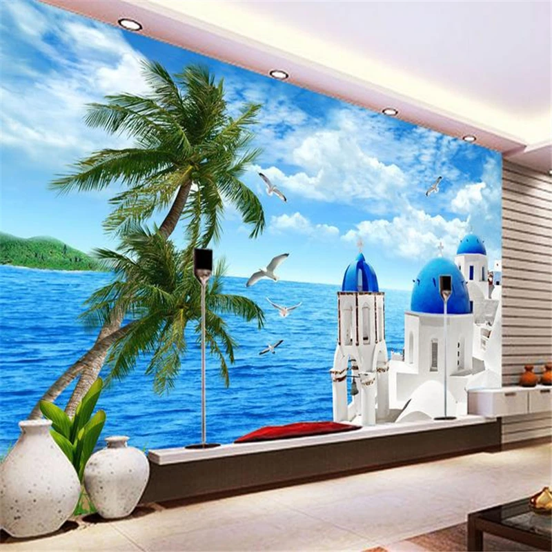 beibehang 3d stereoscopic beach sights murals Europe TV backdrop wallpaper living room bedroom photo wall paper
beibehang 3d stereoscopic beach sights murals Europe TV backdrop wallpaper living room bedroom photo wall paper