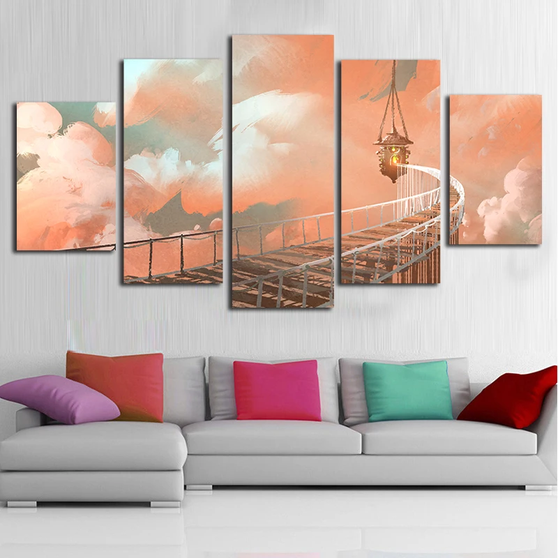 5 Panel Wall Art Modern Printed corridor Oil Painting Canvas Painting Home Decor For Living Room Canvas Print Unframed PR1182
5 Panel Wall Art Modern Printed corridor Oil Painting Canvas Painting Home Decor For Living Room Canvas Print Unframed PR1182