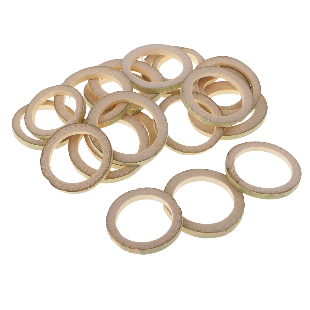 20pcs Natural Round Bamboo Flat Loop Ring Circle Slice Embellishments for Model Making Handmade DIY Craft Toys 35-50mm
20pcs Natural Round Bamboo Flat Loop Ring Circle Slice Embellishments for Model Making Handmade DIY Craft Toys 35-50mm