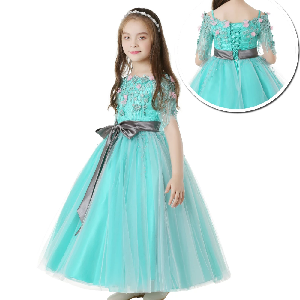 2019 New Style shoulderless Party Dress For 10 12 Years Green Flower Girl Dresses For Weddings Short Sleeves Kids Evening Gowns
2019 New Style shoulderless Party Dress For 10 12 Years Green Flower Girl Dresses For Weddings Short Sleeves Kids Evening Gowns