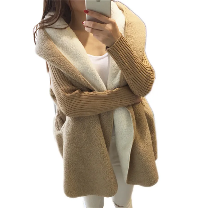 Winter women sweater large size cardigan female sweater mid-long hooded dark buckle plus velvet thickening ladies jacket cw396
Winter women sweater large size cardigan female sweater mid-long hooded dark buckle plus velvet thickening ladies jacket cw396