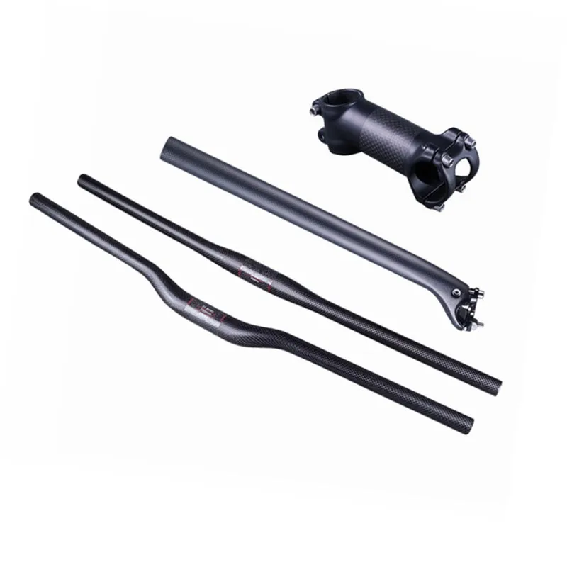 NEW arrive carbon handlebar set flat rise handlebar back seatpost stem road MTB bike cycling parts 27.2 30.8 31.6
NEW arrive carbon handlebar set flat rise handlebar back seatpost stem road MTB bike cycling parts 27.2 30.8 31.6