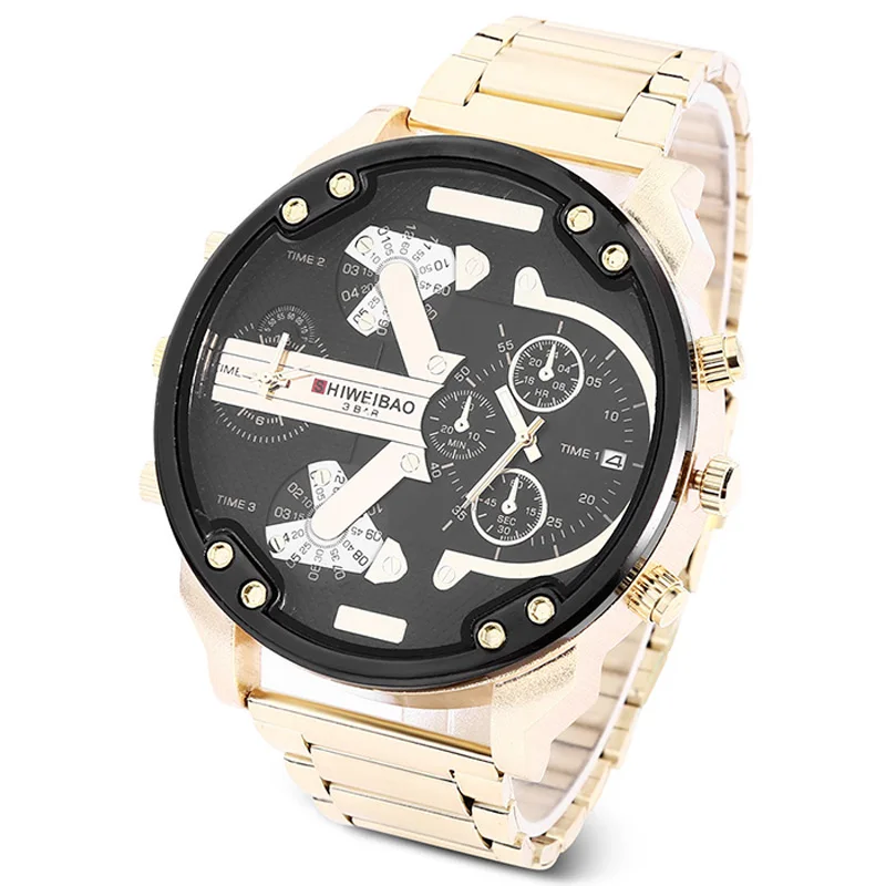 Luxury Quartz Gold Watch Men Casual Men's Wrist Watch Man Clock Cool Big Case Steel Military Relogio Masculino Sport Wristwatch
Luxury Quartz Gold Watch Men Casual Men's Wrist Watch Man Clock Cool Big Case Steel Military Relogio Masculino Sport Wristwatch