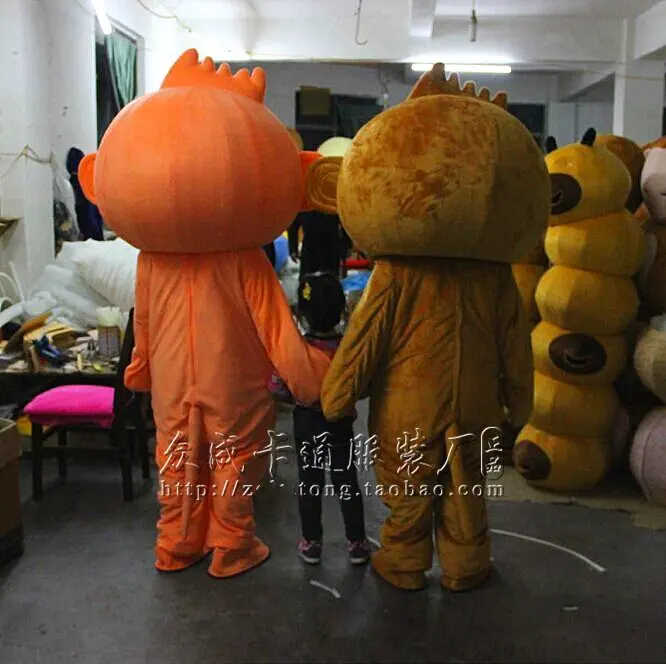 Naughty Orange and Brown Monkey Mascot Costume Fancy Mascotte Cartoon Appearl Halloween Birthday Cosplay Outfit
Naughty Orange and Brown Monkey Mascot Costume Fancy Mascotte Cartoon Appearl Halloween Birthday Cosplay Outfit