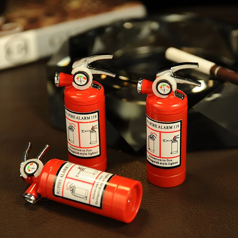 Creative Compact Jet Gas Lighter LED Light Butane Lighter Inflated Gas Fire Extinguisher Lighter Bar Metal Funny Toys
Creative Compact Jet Gas Lighter LED Light Butane Lighter Inflated Gas Fire Extinguisher Lighter Bar Metal Funny Toys