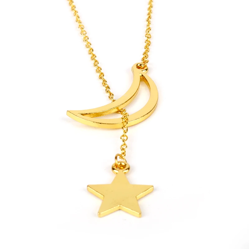 Women Choker Necklace Lariat Moon Star Charms Chain Sweet Jewelry Party Wedding Accessories
Women Choker Necklace Lariat Moon Star Charms Chain Sweet Jewelry Party Wedding Accessories