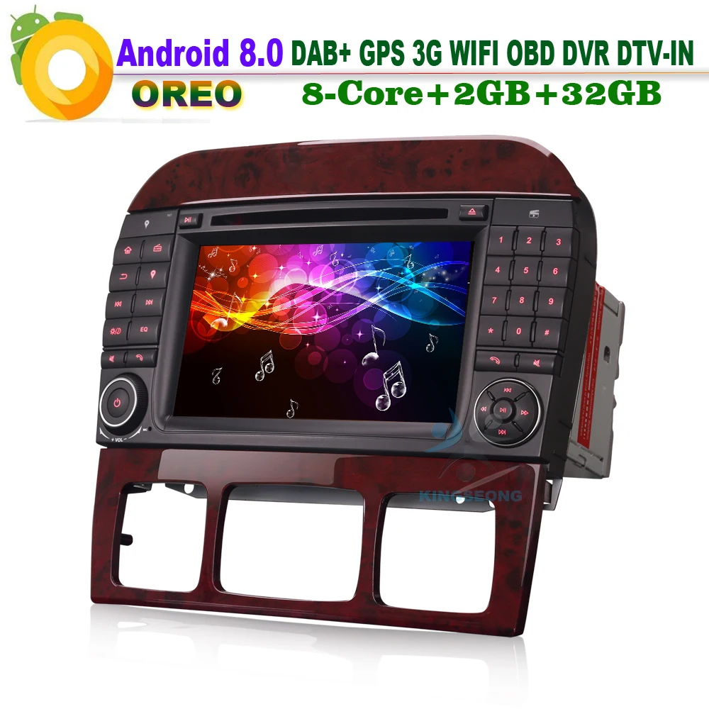 8 ядерный Android 0 DAB + автомобильный стерео GPS 3G Bluetooth RAM WiFi DVR DTV IN CD плеер для Mercedes Benz S
