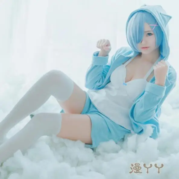 Женская пижама с рисунком кошки из мультфильма «Re:Zero Hajimeru Isekai Seikatsu Cos Rem Ran»
Женская пижама с рисунком кошки из мультфильма «Re:Zero Hajimeru Isekai Seikatsu Cos Rem Ran»