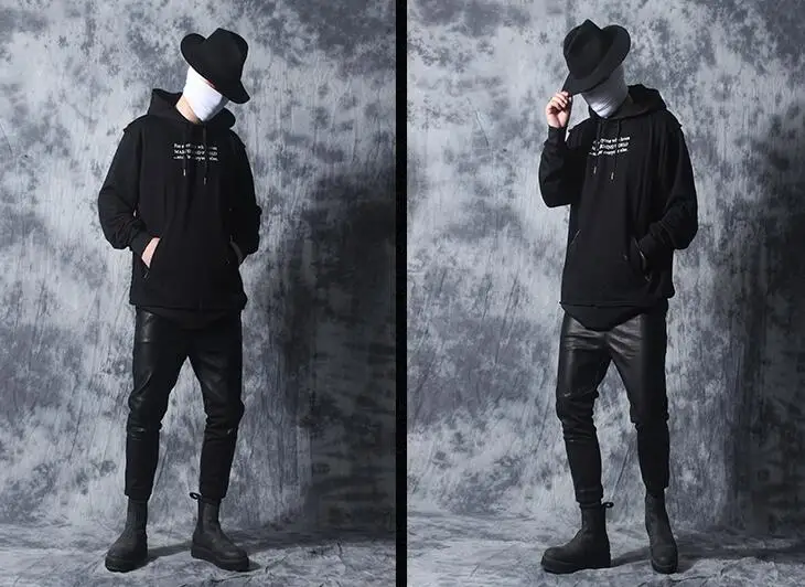 Men's personality shirt men's tide brand back pattern hooded long-sleeved men winter loose tide M--2XL
Men's personality shirt men's tide brand back pattern hooded long-sleeved men winter loose tide M--2XL