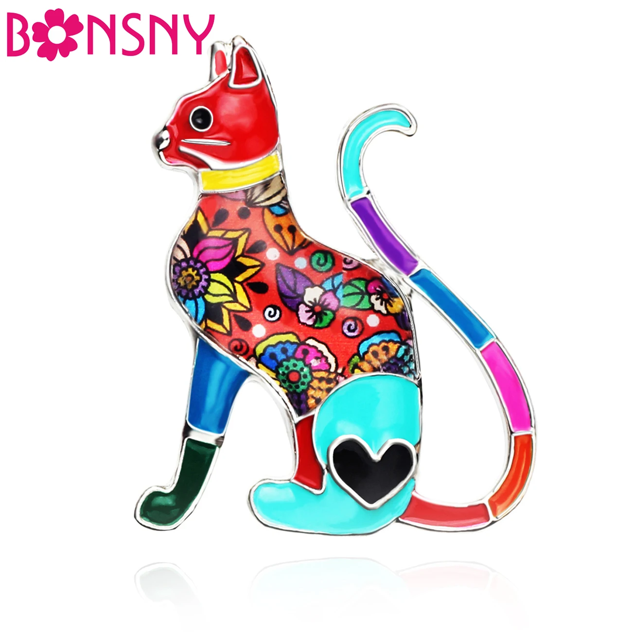 Bonsny Alloy Enamel Elegant Cat Brooches Pin Clothes Scarf Decoration Fashion Jewelry For Women Girls Ladies Pet Lovers Gift Hot
Bonsny Alloy Enamel Elegant Cat Brooches Pin Clothes Scarf Decoration Fashion Jewelry For Women Girls Ladies Pet Lovers Gift Hot