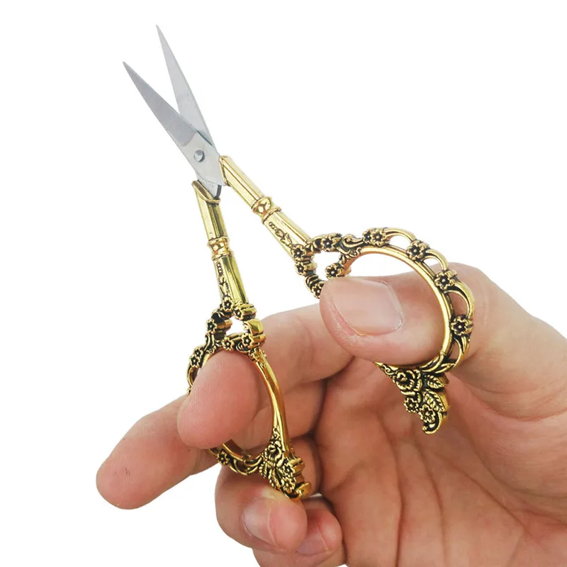 Винтажные европейские ножницы наперсток резак для металлических нитей швейные