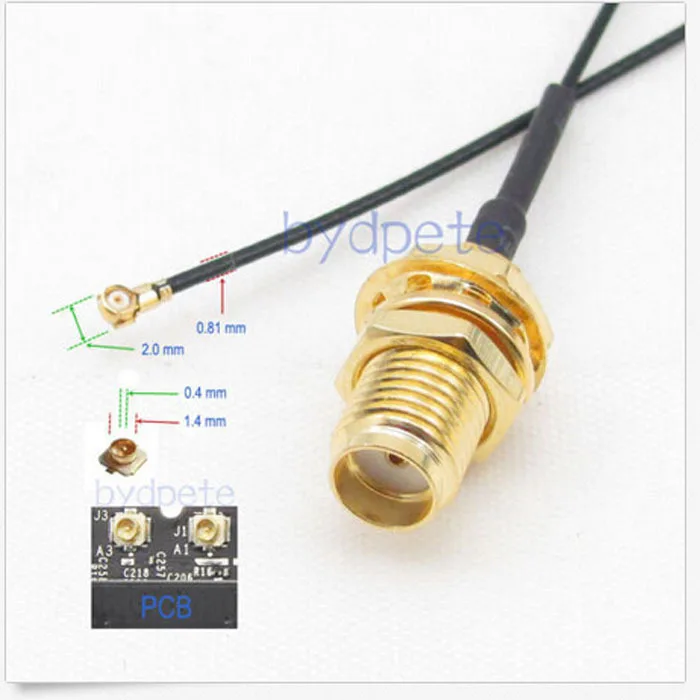 10in 10'' IPX IPEX I-PEX U.FL to SMA female jack RF pigtail jumper cable for PCI WIFI Card wireless router 0.81mm 25CM
10in 10'' IPX IPEX I-PEX U.FL to SMA female jack RF pigtail jumper cable for PCI WIFI Card wireless router 0.81mm 25CM