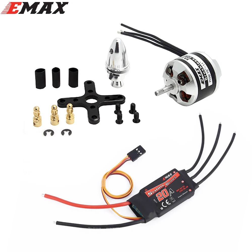 Бесщеточный двигатель EMAX XA2212 KV820/KV980/KV1400 с Emax Simonk 20A ESC для квадрокоптера F450 F550