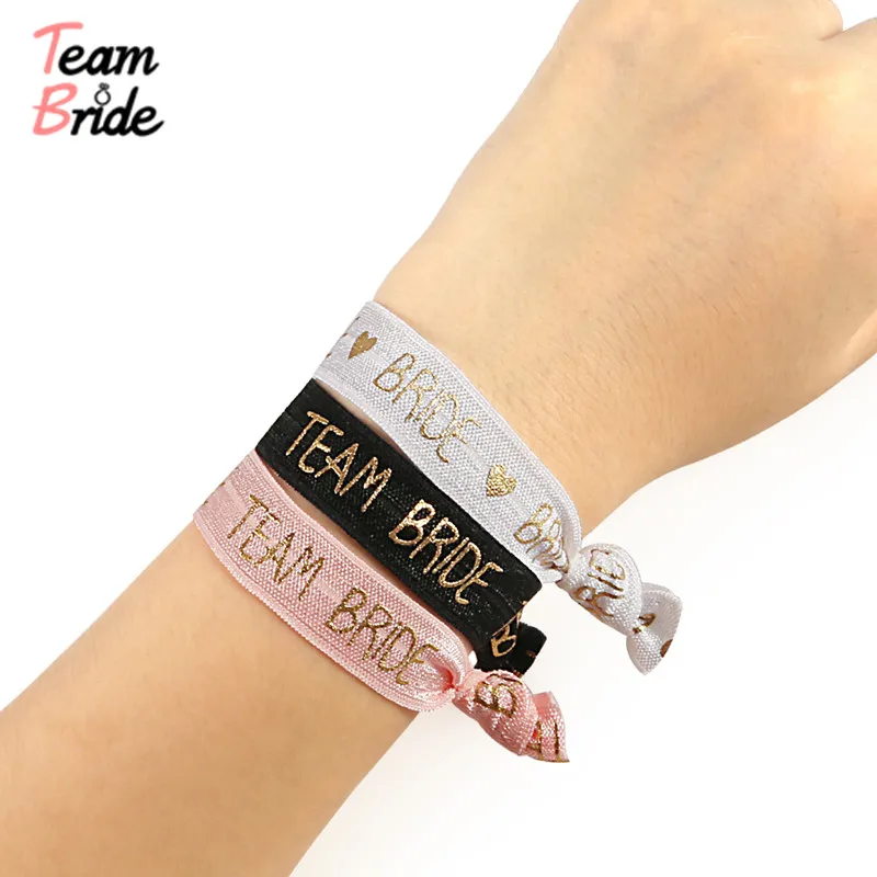 Team Bride 10 pcs Wedding Party Bridesmaid Bracelet Head Rope Hair Accessories for Hen Night Wedding Supplies Bridal Decoration
Team Bride 10 pcs Wedding Party Bridesmaid Bracelet Head Rope Hair Accessories for Hen Night Wedding Supplies Bridal Decoration