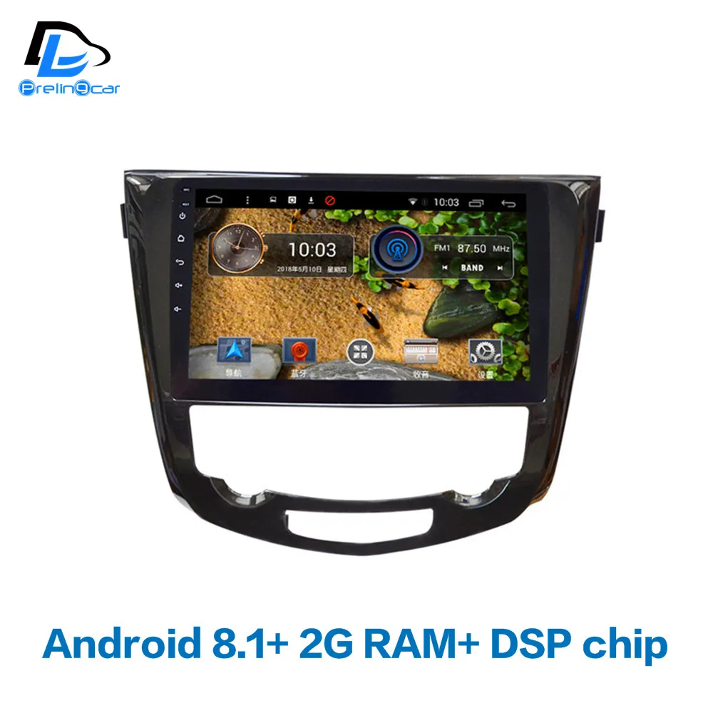 4G LTE Android 8 1 Автомобильный gps мультимедийный видео радио плеер в тире для Nissan Qashqai