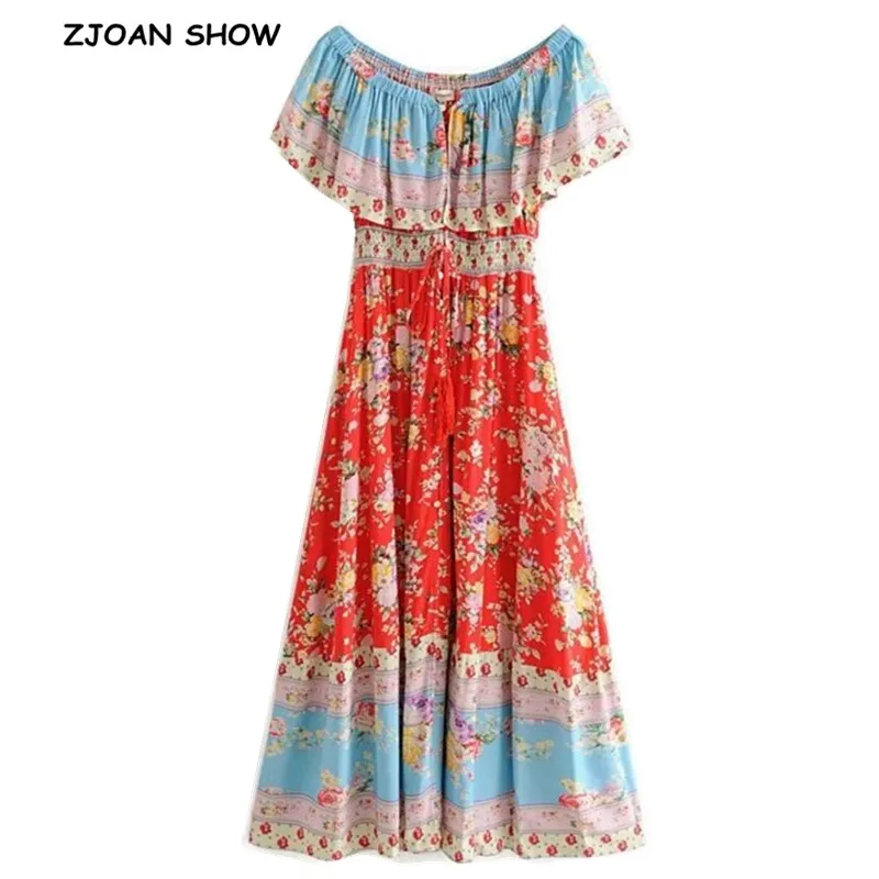 2019 Holiday Elastic Slash Collar Short sleeve Rose Flower Dress Summer Ethnic Woman Single-breasted Button Long Dresses BOHO
2019 Holiday Elastic Slash Collar Short sleeve Rose Flower Dress Summer Ethnic Woman Single-breasted Button Long Dresses BOHO