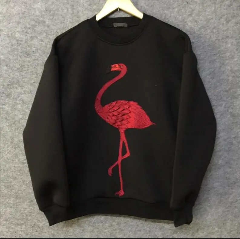 Original designer men's wear Chinese flamingo three-dimensional embroidery loose seven-point sleeve T-shirt
Original designer men's wear Chinese flamingo three-dimensional embroidery loose seven-point sleeve T-shirt
