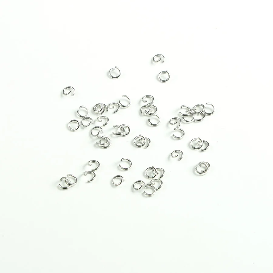 Jaymaxi 0.5*3mm Open Jump Rings Stainless Steel DIY Jewelry Findings Components 1000piece/lot
Jaymaxi 0.5*3mm Open Jump Rings Stainless Steel DIY Jewelry Findings Components 1000piece/lot