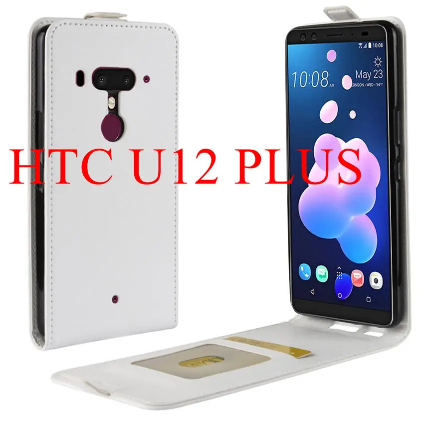 Кожаный чехол-Бумажник для HTC U12 Plus u12 + Защитная пленка экрана Life U12Plus Desire 12 12S |