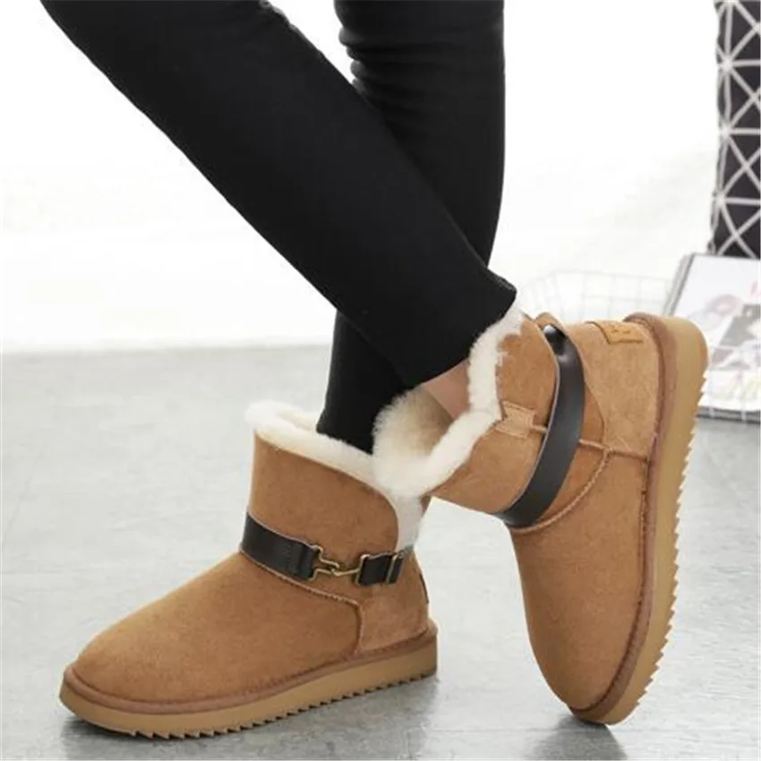 Women Shoes Genuine Sheepskin Woman Snow Boots 2022 Women's Winter Classic Wool Snow Boots Top Quality Shoes
Women Shoes Genuine Sheepskin Woman Snow Boots 2022 Women's Winter Classic Wool Snow Boots Top Quality Shoes