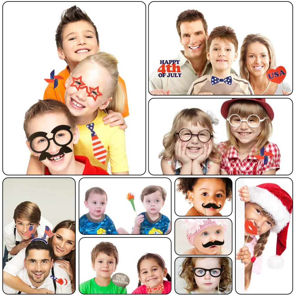 RCtown 24PCS DIY American 4th of July Photo Booth Props Independence Day Party Decorations zk30
RCtown 24PCS DIY American 4th of July Photo Booth Props Independence Day Party Decorations zk30