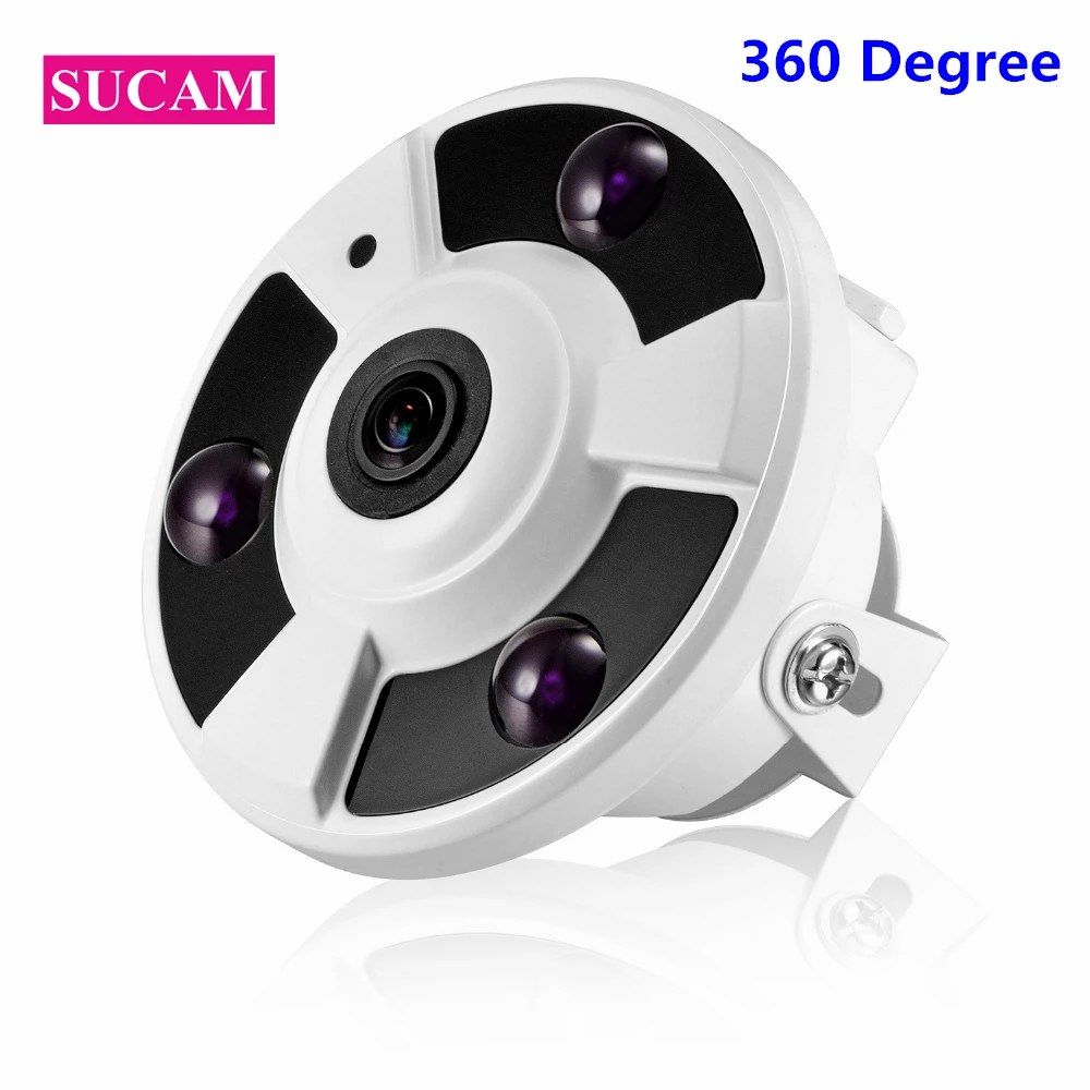 SUCAM High Resolution 2MP IP 360 Camera Fisheye Vandalproof Mini Wide Angle Dome ONVIF Camera Support Life Video XMEye
SUCAM High Resolution 2MP IP 360 Camera Fisheye Vandalproof Mini Wide Angle Dome ONVIF Camera Support Life Video XMEye