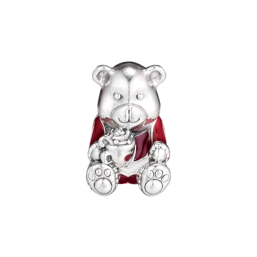 CKK Christmas Bear Beads Charms 925 Sterling Silver Jewelry Bead Fits Original Bracelet Necklace Kralen Berloque Perles
CKK Christmas Bear Beads Charms 925 Sterling Silver Jewelry Bead Fits Original Bracelet Necklace Kralen Berloque Perles