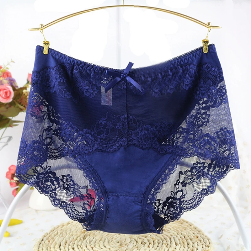 High Quality women's briefs sexy lingeries Transparent Plus size 4XL Mid waist Lace underwear women panties
High Quality women's briefs sexy lingeries Transparent Plus size 4XL Mid waist Lace underwear women panties