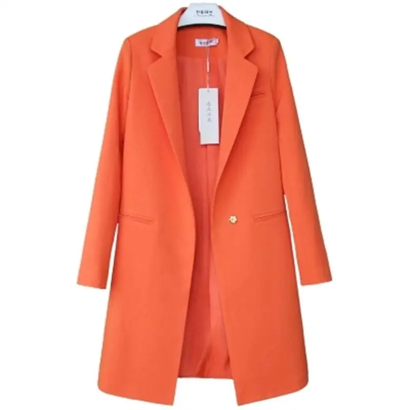 Ms. Blazers Women Spring and autumn New small suit female long section long-sleeved large size suit was thin wild jacket women
Ms. Blazers Women Spring and autumn New small suit female long section long-sleeved large size suit was thin wild jacket women