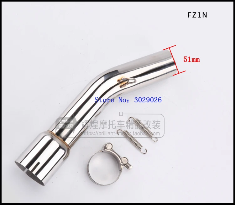 Middle Pipe Slip On For Yamaha FZ1 FZ1N FZ1000 Motorcycle Exhaust Muffler Stainless Steel Connector Link Pipe Tube Escape
Middle Pipe Slip On For Yamaha FZ1 FZ1N FZ1000 Motorcycle Exhaust Muffler Stainless Steel Connector Link Pipe Tube Escape