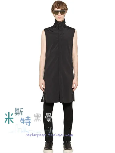 S-5XL ! 2017 New Men's clothing GD Hair Stylist fashion personality stand collar Double side slit zipper Vest plus size costumes
S-5XL ! 2017 New Men's clothing GD Hair Stylist fashion personality stand collar Double side slit zipper Vest plus size costumes