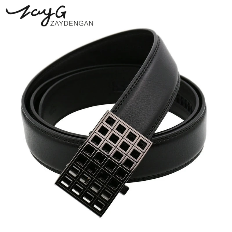 ZAYG Designer Men Fashion Hollow Metal Automatic Buckle Belts Man High Quality Luxury Belt Classic Business Buckle Black Belts
ZAYG Designer Men Fashion Hollow Metal Automatic Buckle Belts Man High Quality Luxury Belt Classic Business Buckle Black Belts
