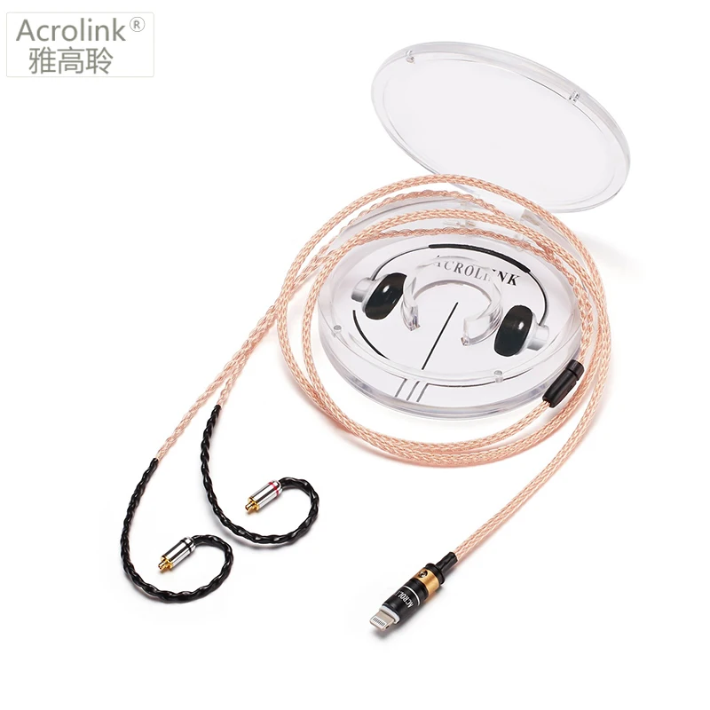 Acrolink MMCX DIY наушники Pcocc аудио кабель Ремонт Замена наушников с 16 ядрами Вязание