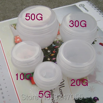 50pcs/lot 5G 10G 20G 30G 50G Plastic Cosmetis Eye Cream Container, DIY Empty Facial Cream Box, Mask Refillable Jar, Makeup Tool
50pcs/lot 5G 10G 20G 30G 50G Plastic Cosmetis Eye Cream Container, DIY Empty Facial Cream Box, Mask Refillable Jar, Makeup Tool