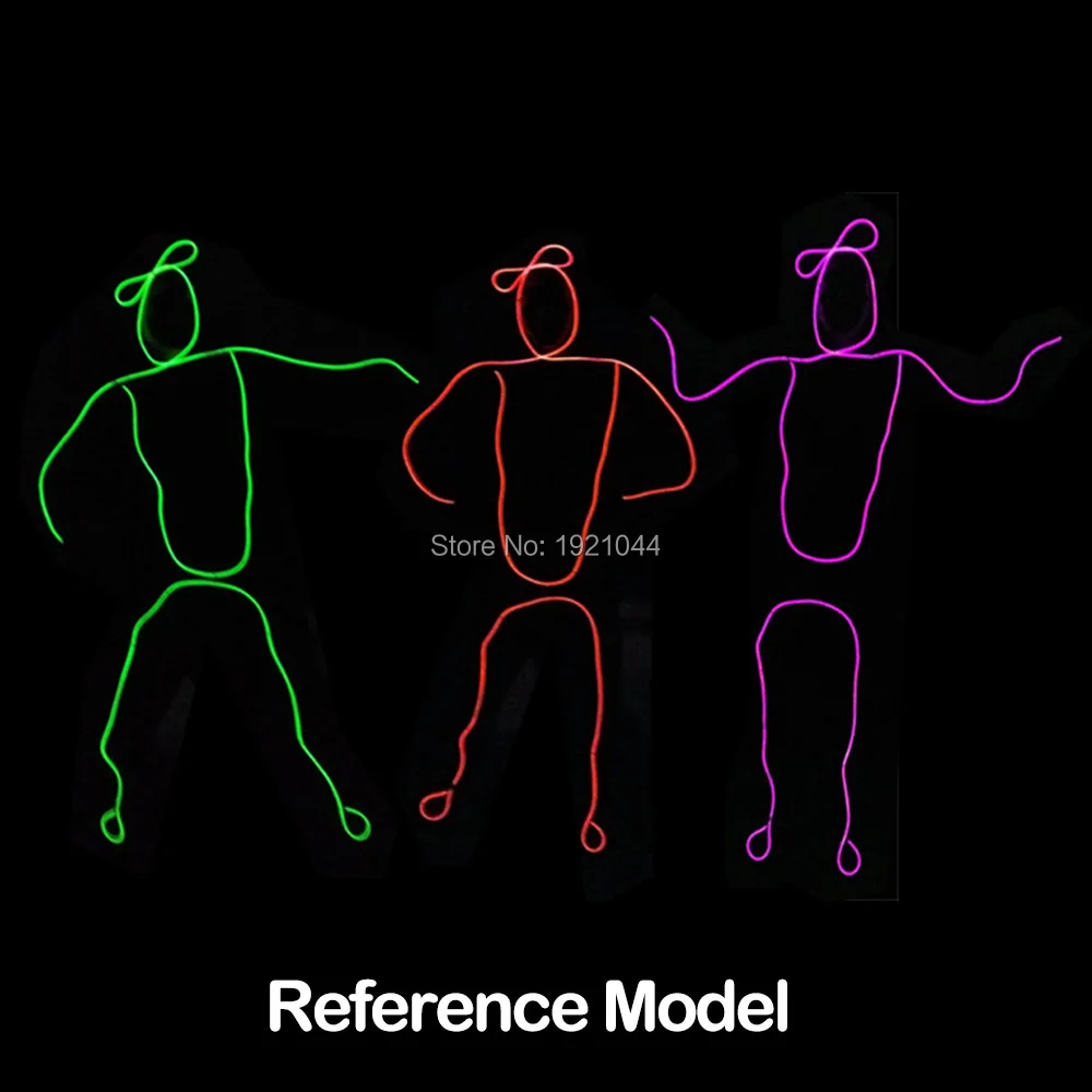For Carnival Decoration Stage Design EL Wire Glowing Costumes Neon Light up EL Suits 10Lighting Colors Choose
For Carnival Decoration Stage Design EL Wire Glowing Costumes Neon Light up EL Suits 10Lighting Colors Choose