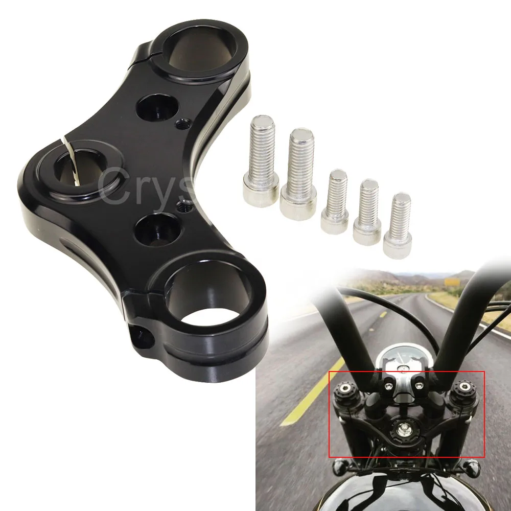 Black Aluminum Motorcycle Fork Triple Tree Top Clamp For 2010 2011 2012 2013 2014 2015 Harley XL1200X Sportster 1200
Black Aluminum Motorcycle Fork Triple Tree Top Clamp For 2010 2011 2012 2013 2014 2015 Harley XL1200X Sportster 1200