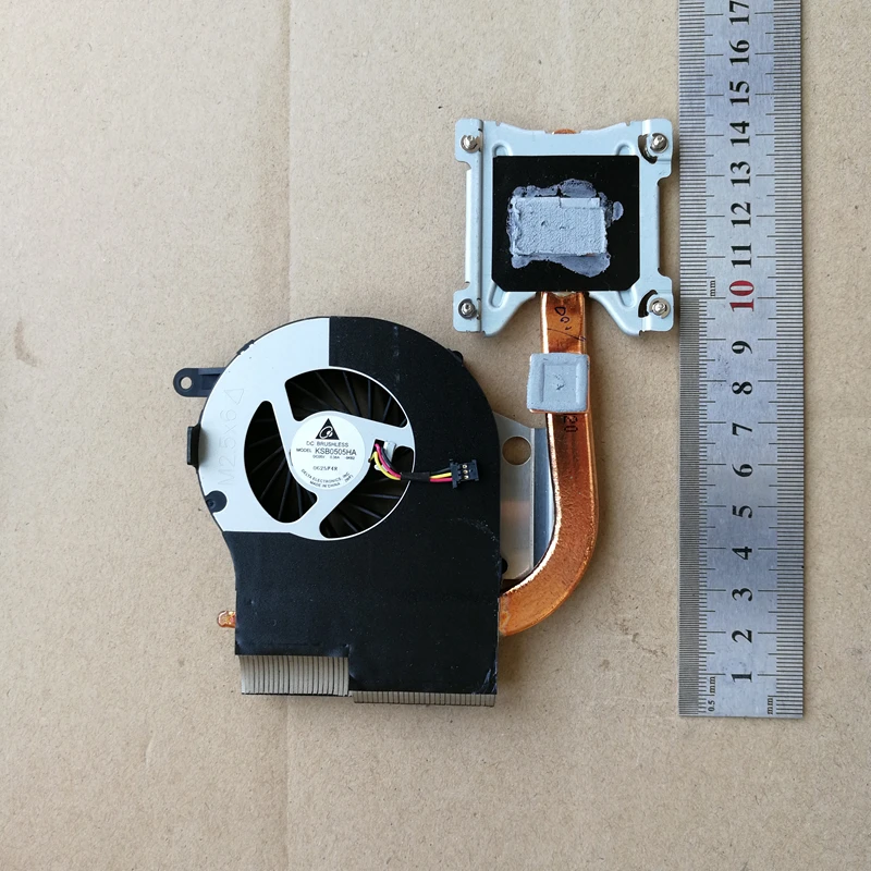 New laptop cpu cooling fan with heatsink for HP Compaq CQ72 G72 606013-001 612354-001 KSB0505HA-A
New laptop cpu cooling fan with heatsink for HP Compaq CQ72 G72 606013-001 612354-001 KSB0505HA-A