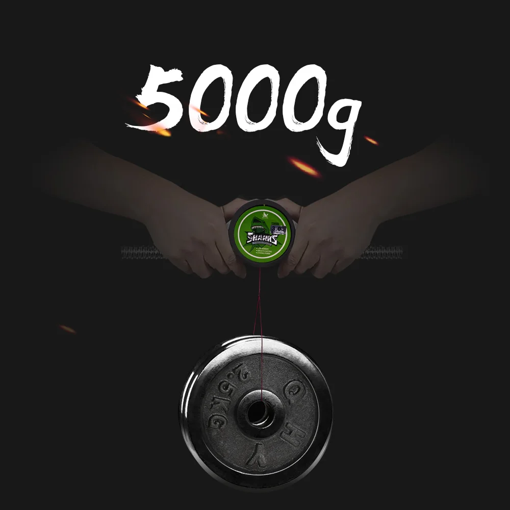 Вручение 500 M 9 пряди плетеные лески Multifilament super Strong 18LB-96LB PE линии Карп рыболовные