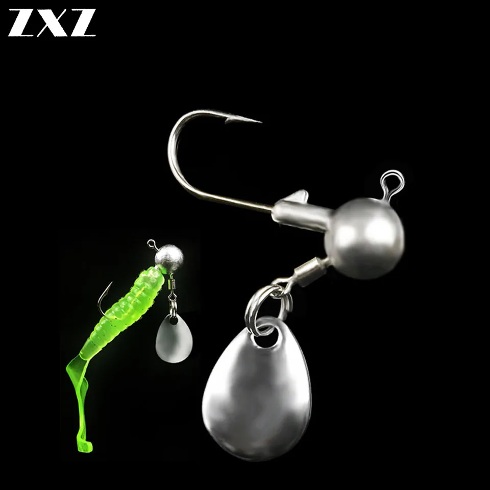 5PCS/Lot Fishing Round Shape Ball Jig Head Hook 2g 4g High Carbon Steel Hooks Jighead Weight with Rotation Ring Spoons Fishhooks
5PCS/Lot Fishing Round Shape Ball Jig Head Hook 2g 4g High Carbon Steel Hooks Jighead Weight with Rotation Ring Spoons Fishhooks