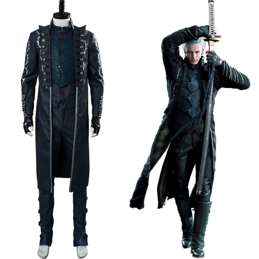 DmC 5 Cosplay Vergil Aged Costume Cosplay Outfit Women Men Custom made Halloween Party Cosplay costume
DmC 5 Cosplay Vergil Aged Costume Cosplay Outfit Women Men Custom made Halloween Party Cosplay costume