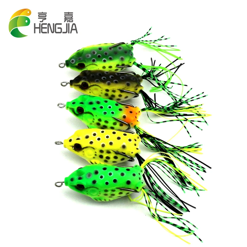 HENGJIA 6cm 12g rubber soft topwater frog fishing lures wobbler crank salmon sneakhead catfish fishing bait pesca fishing tackle
HENGJIA 6cm 12g rubber soft topwater frog fishing lures wobbler crank salmon sneakhead catfish fishing bait pesca fishing tackle