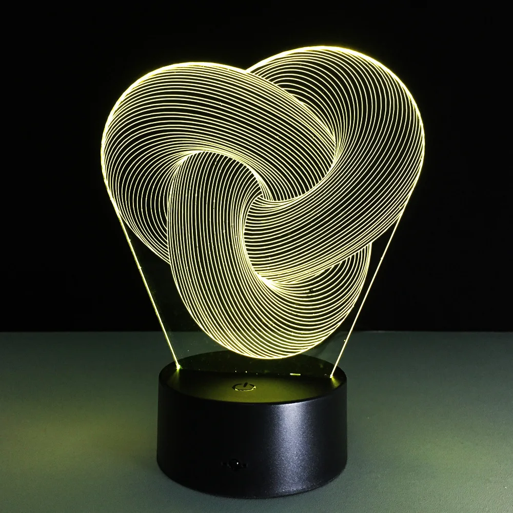 Abstract LED 3D Night Light Touch Colorful Acrylic USB Table Lamp Baby Sleeping For Home Bedroom Decor
Abstract LED 3D Night Light Touch Colorful Acrylic USB Table Lamp Baby Sleeping For Home Bedroom Decor