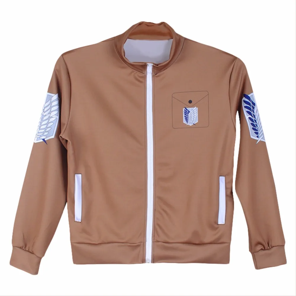 Attack on Titan Cosplay Costume Eren Jaeger Yeager Top Protagonist Cosplay Jacket Shingeki no Kyojin
Attack on Titan Cosplay Costume Eren Jaeger Yeager Top Protagonist Cosplay Jacket Shingeki no Kyojin