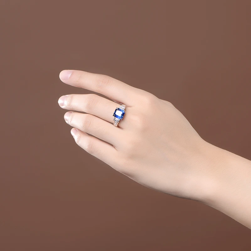 ANZIW 3 Carat Square Cut Blue Whtie Sona Bridal Rings 925 Sterling Silver Women Wedding Engagement Anniversary Rings Lover Gifts
ANZIW 3 Carat Square Cut Blue Whtie Sona Bridal Rings 925 Sterling Silver Women Wedding Engagement Anniversary Rings Lover Gifts