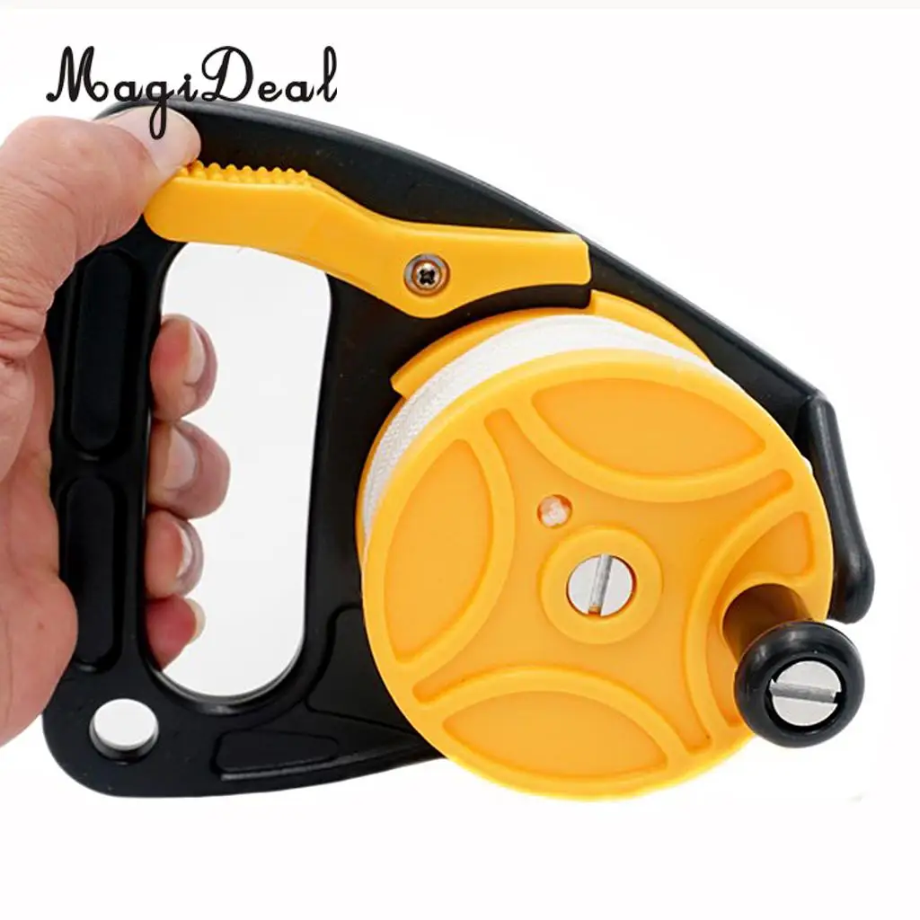 MagiDeal 150ft Scuba Dive Reel Cave/Wreck Diving Snorkeling Multi Purpose with Plastic Handle - White Line
MagiDeal 150ft Scuba Dive Reel Cave/Wreck Diving Snorkeling Multi Purpose with Plastic Handle - White Line